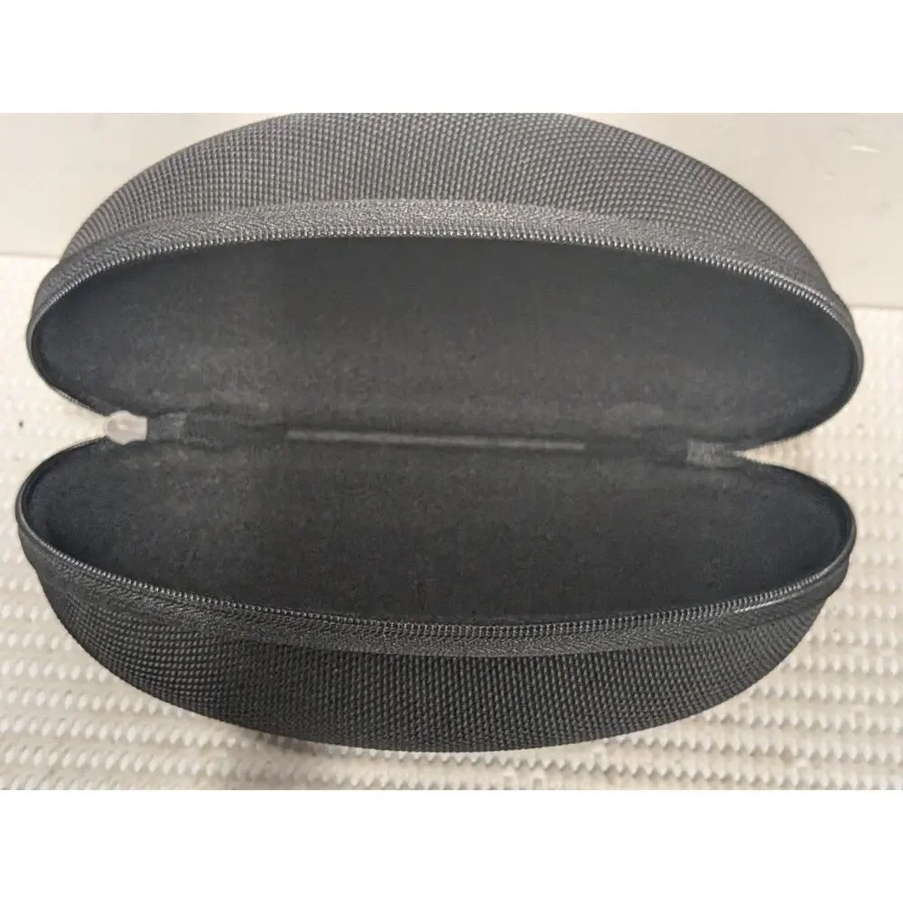Oakley Sunglass Hard Case Only Empty Flak Jacket Black Zipper Cushioned GUC